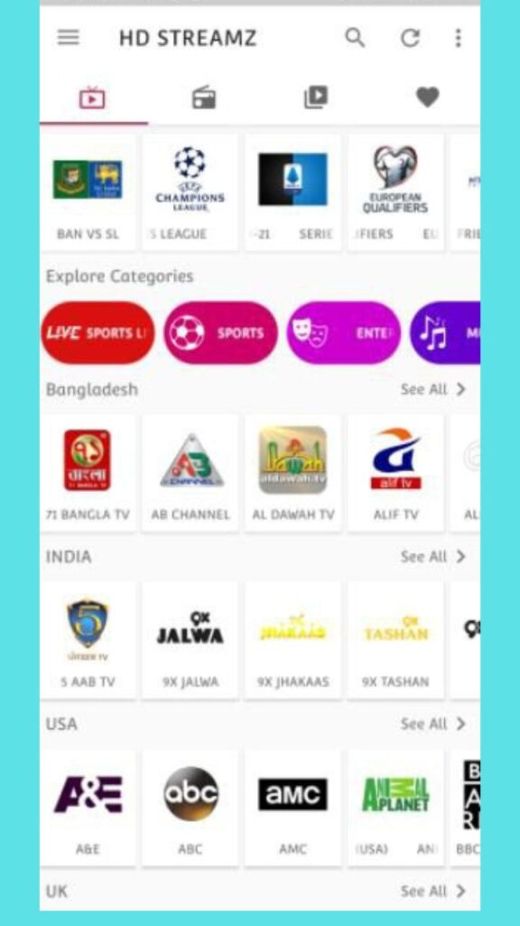 HD Streamz Apk Download 2023 IPL Latest Version v9.6.99 For Android & Pc